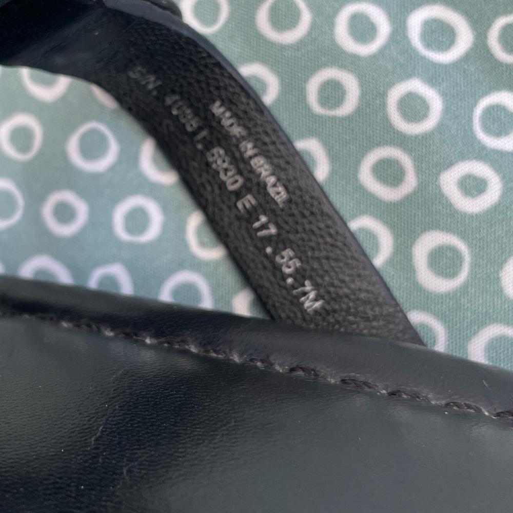Tory Burch Black Sandals with Embellished Medallion - Picture 10 of 10